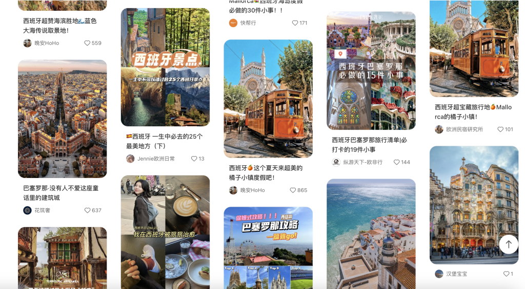 Xiaohongshu (Little Red Book)-redes sociales para atraer turistas chinos