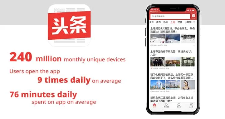 marketing B2B en China -Toutiao